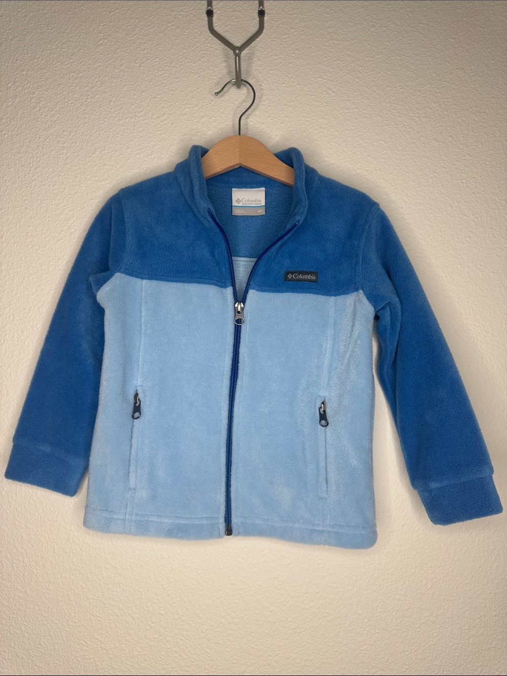 Columbia Two-Tone Blue Toddler Fleece Jacket